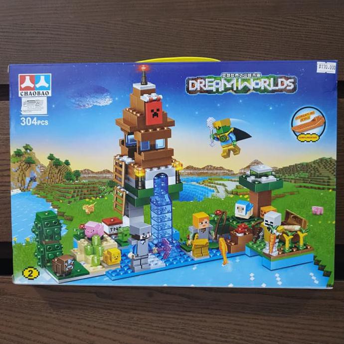 mainan lego MY WORLD minecraft building block