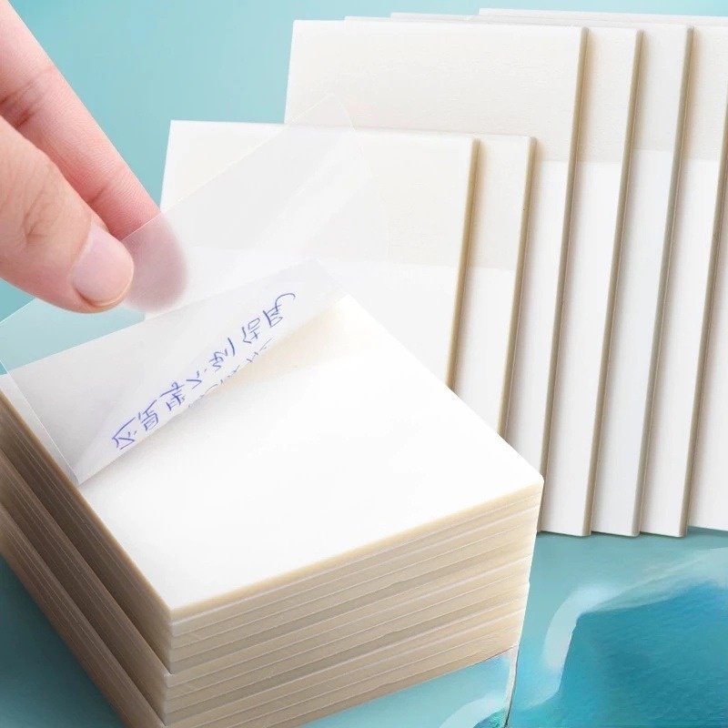 50 Lembar Sticky Notes Tahan Air 3 Ukuran Untuk Keperluan Sekolah / Kantor