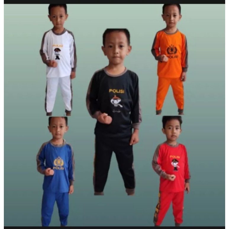 kaos polisi anak kaos anak polisi training polisi anak