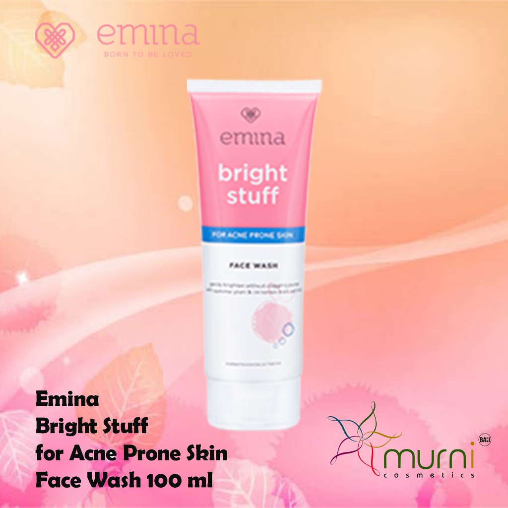 EMINA BRIGHT STUFF FOR ACNE PRONE SKIN FACE WASH  100ML