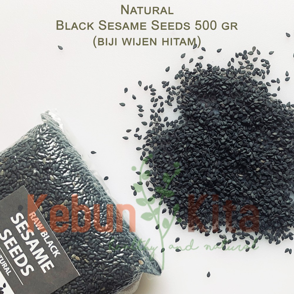 

Biji Wijen Hitam 500gr (Black Sesame Seeds)