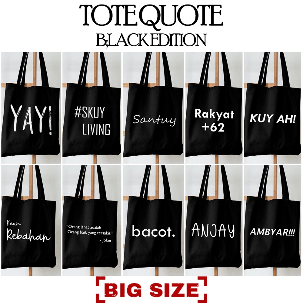 2022 TOTE TERBARU RESLETING TOTEBAG KPOP / TOTE BAG KPOP / KOREA / GOT7 / SEVENTEEN/ IKON/ ANIMAL / ICE CREAM TOTE UKURAN BESAR RESLETING KANVAS WARNA HITAM MARUN NAVY KREM