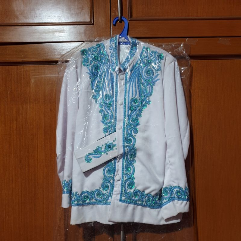 Baju pengantin sepasang | akad sepasang | kebaya pengantin akad | beskap akad | kebaya biru