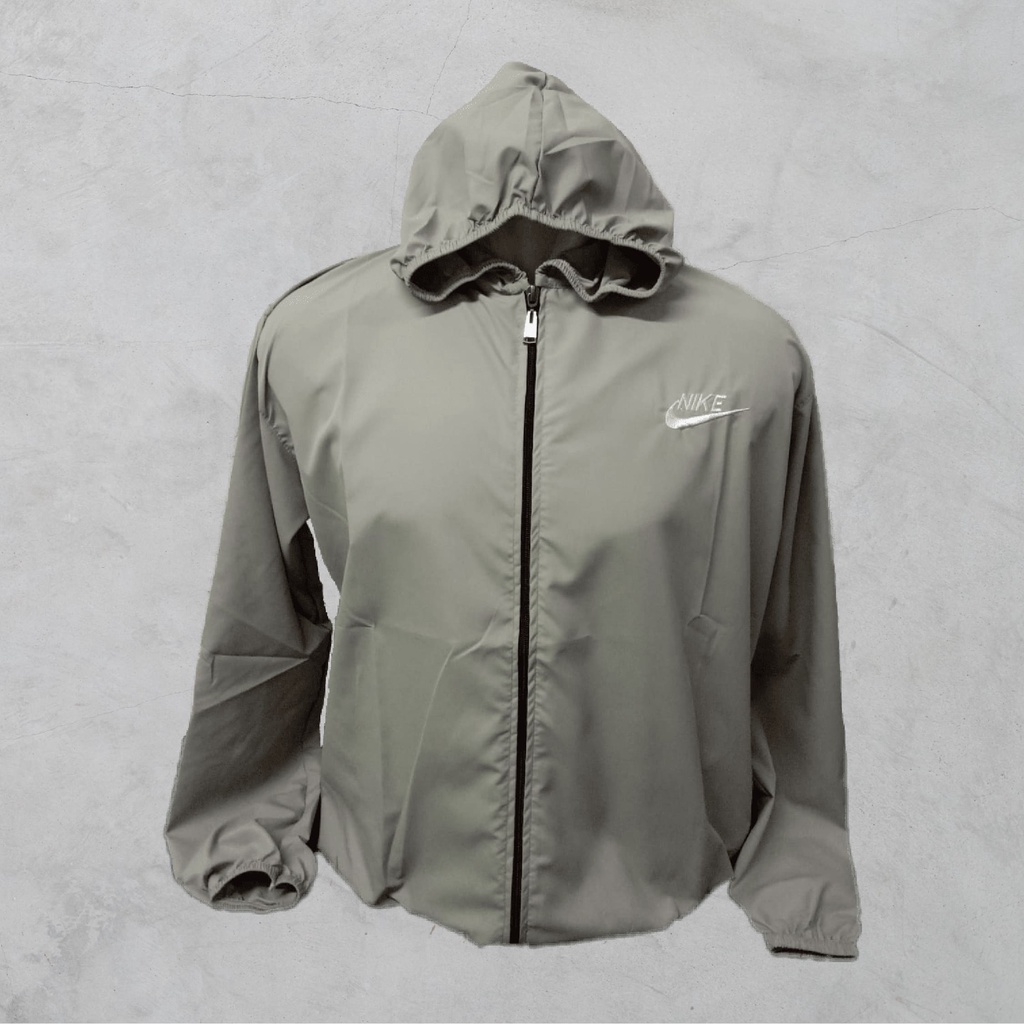Jaket Nike Parasut Sauna Suit Jaket Olahraga Running / Jogging / Gym Pria Wanita
