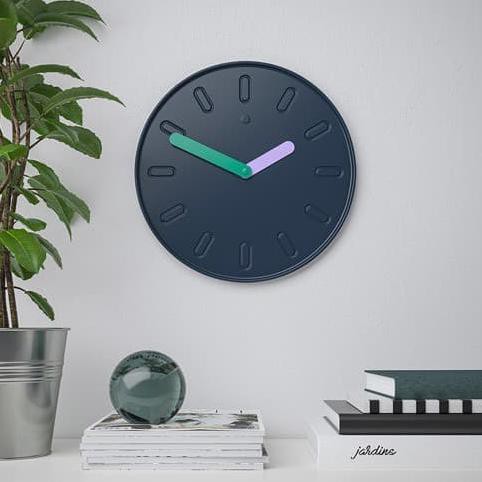 Wm Ik4824 Sl1Ps Jam Dinding Jarum Jam Mekanik Tanpa Suara 35Cm Jordiamandamart