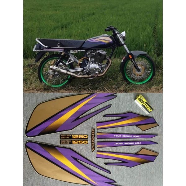 STIKER STRIPING GL MAX 1997 UNGU