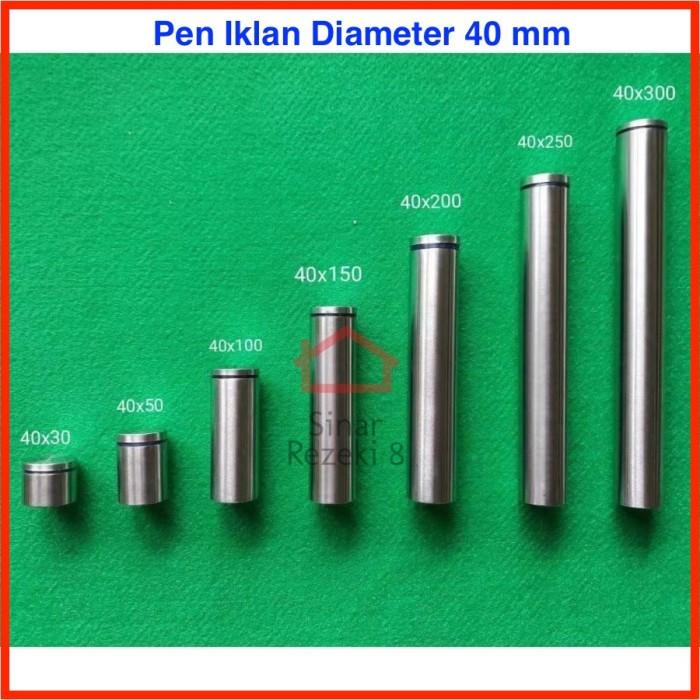 

Pen Iklan 40 x 300 Stainless / Stabil Kaca Sign Board Baut Akrilik Kualitas Terjamin