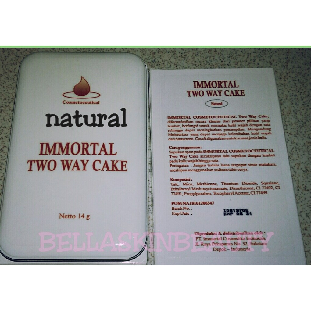 IMMORTAL TWO WAY CAKE | BEDAK PADAT BPOM