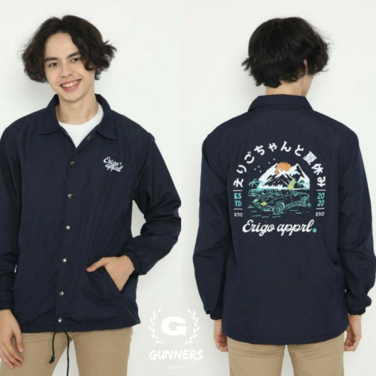 (J2H9) Jaket coach windbreaker erigo apparel perasut japan tokyo revenge unisex pria wanita kekinian