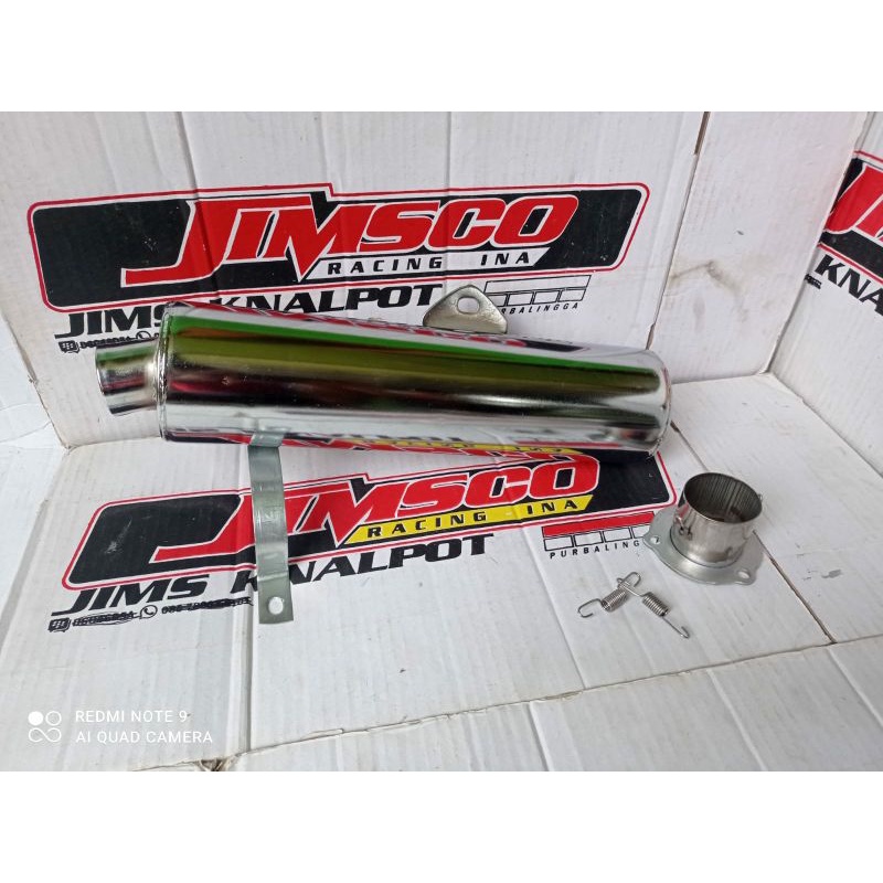 Selencer Knalpot CKD satria Fu & Adaptor inlet diameter 50 mm universal knalpot racing Kenalpot CKD 