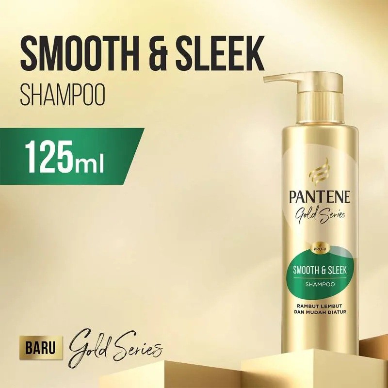Pantene Shampoo Gold Series Smooth & Sleek 125ml