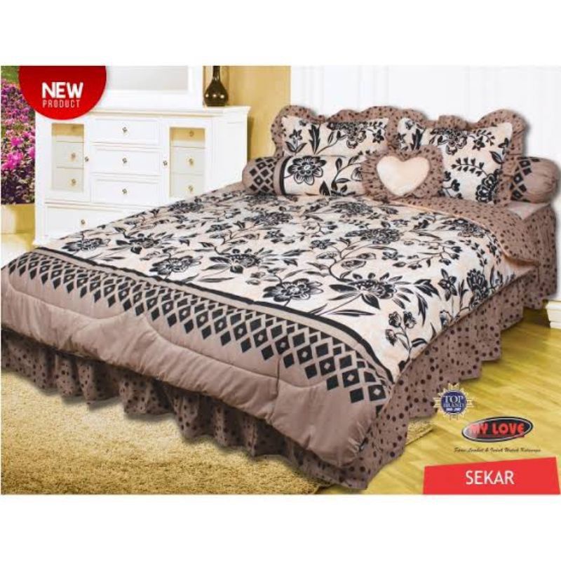BEDCOVER MY LOVE T30 KING (180X200) GARDENA,SEKAR