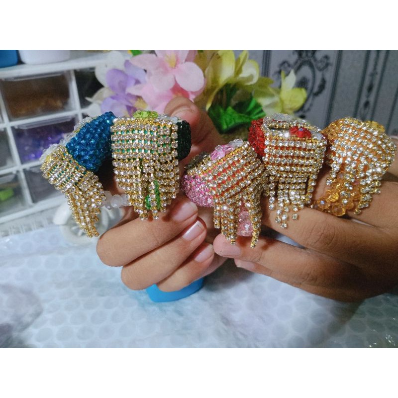 Tasbih Digital Cantik Swarovski LED Rumbai premium mewah