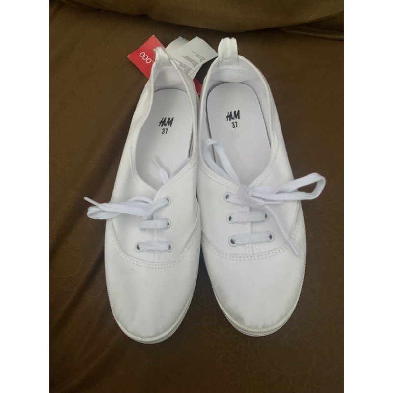 new h&m shoes sepatu hnm putih