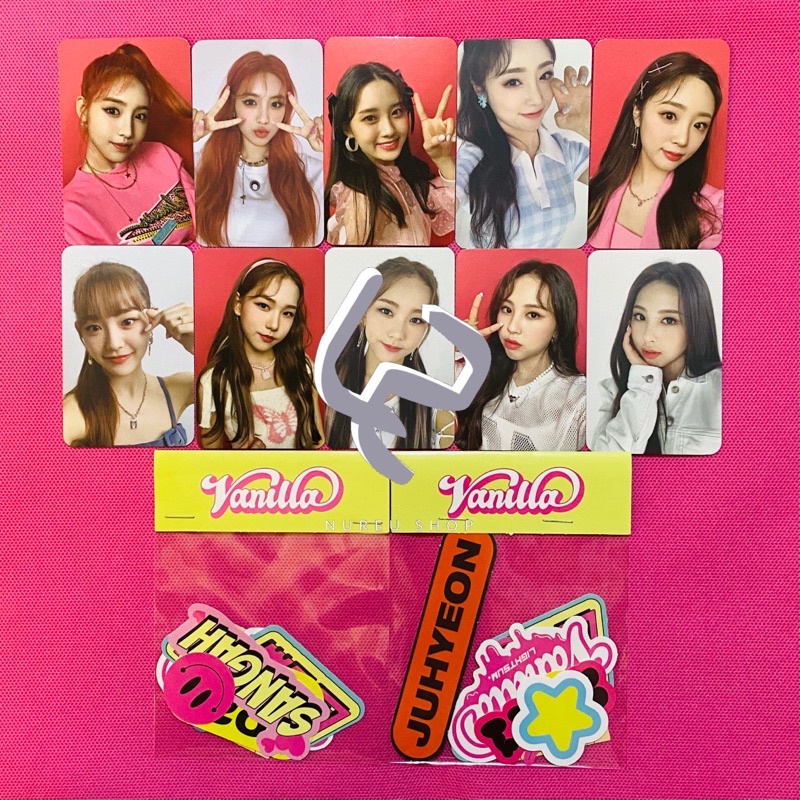 LIGHTSUM - Vanilla (Photocard Sticker : Sangah Chowon Nayoung Hina Juhyeon Yujeong Huiyeon Jian)