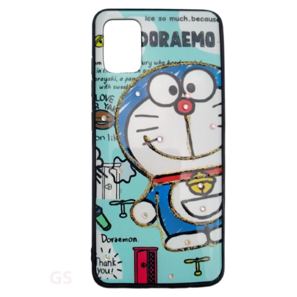 Case Fuze Glitter  SAMSUNG A51 casing hp dino mickey doraemon unicorn