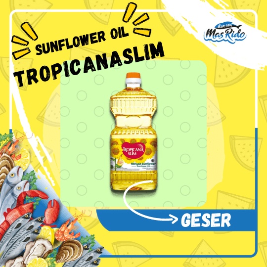 

Tropicana Slim Sunflower Oil Minyak Biji Bunga Matahari Murni Sunflower Oil Premium Termurah