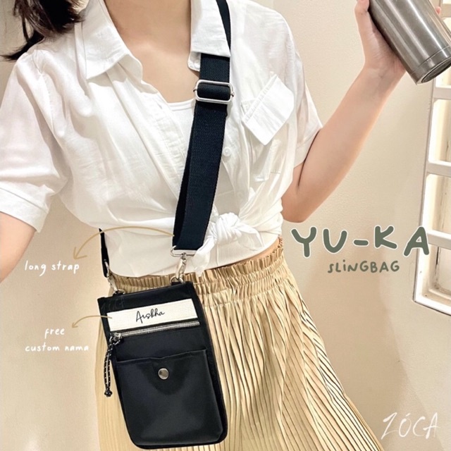 YU-KA SLINGBAG / TAS SELEMPANG YUKA (FREE CUSTOM NAMA)