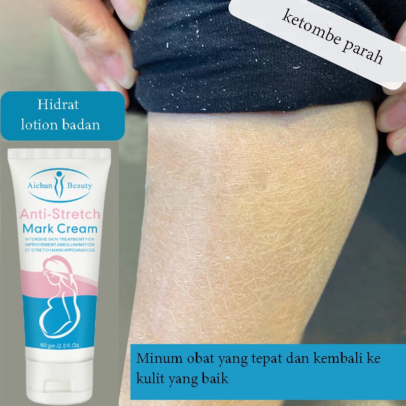 lotion pemutih badan 60g  sabun pemutih badan Kulit anti pecah-pecah/menghilangkan ketombe/selamat tinggal kulit ayam/melembabkan Brightening Body Lotion Lotion Serum