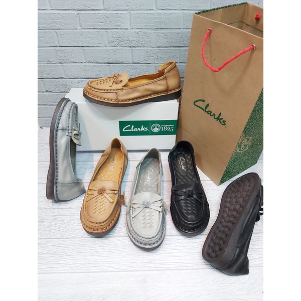 Sepatu CLARKS 558 Leaft Flat / Clarks wanita RG-558 / Sepatu wanita clarks flat