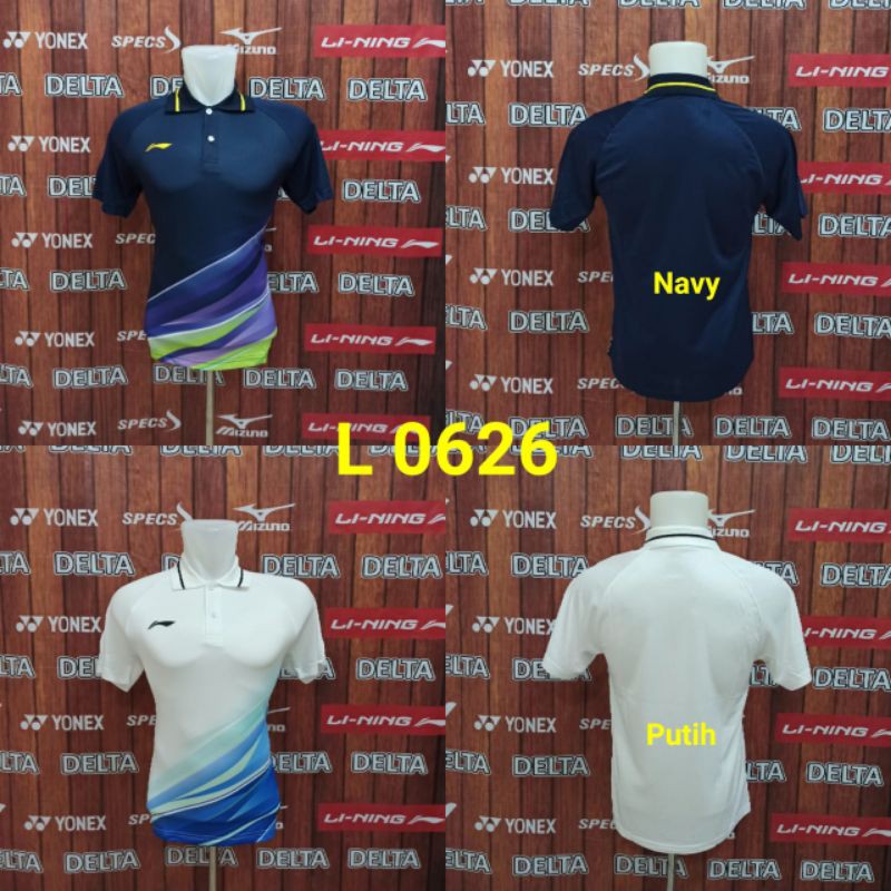 Kaos Olahraga Badminton Lining Baju Badminton Bulutangkis Li-Ning L 0626 Ori Impor