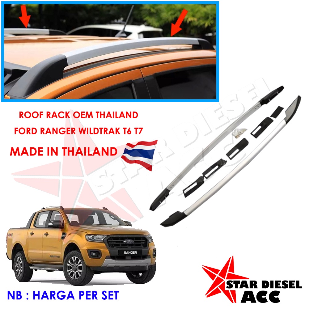 BAGASI RAK ATAS ROOF RILL FORD RANGER 2.2 3.3 TIANG BAGASI ATAS FORD RANGER