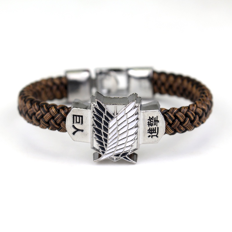 Gelang Cosplay Anime Attack On Titan Shingeki No Kyojin Untuk Pria