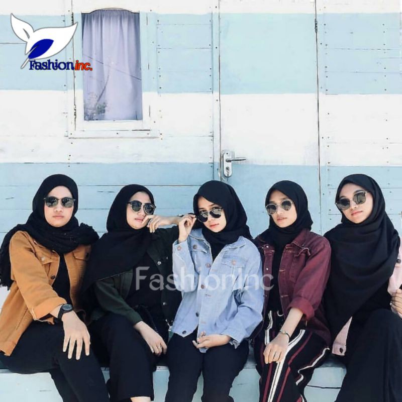 GRATIS ONGKIR Jaket LV Jeans Wanita bahan tebal terlaris kekinian jaket denim OVERSIZE 066