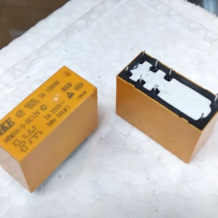 Relay HKE 12v 12 volt 8 kaki 8pin 8p 12volt besar kuning