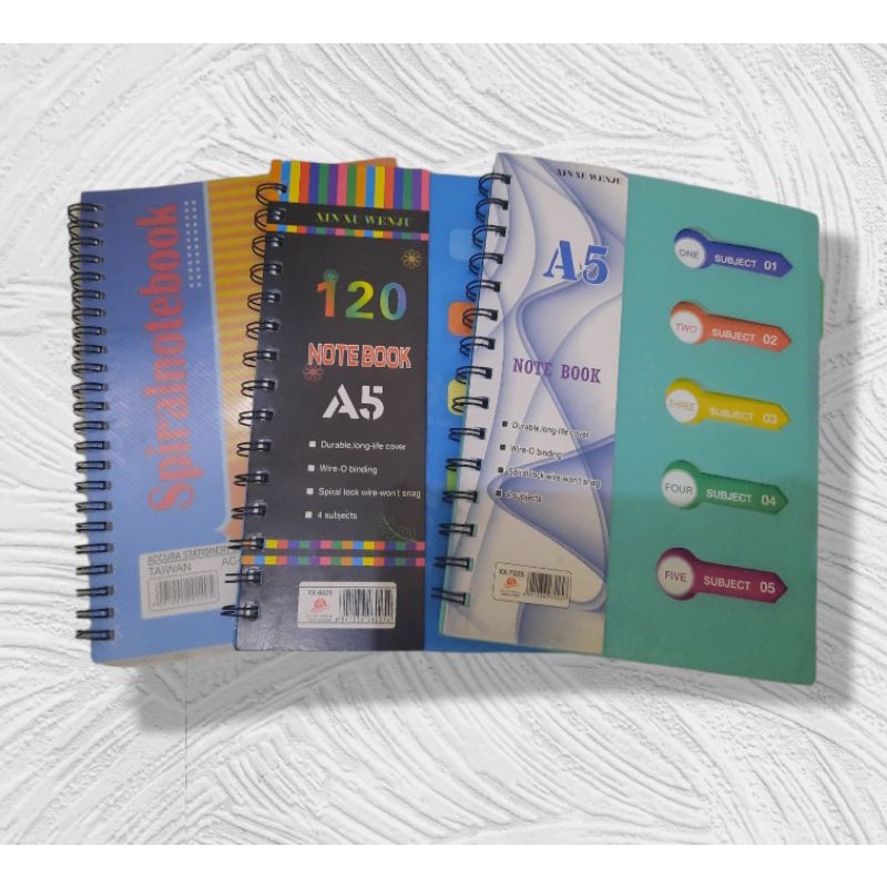 

Notebook spiral A5 acura index