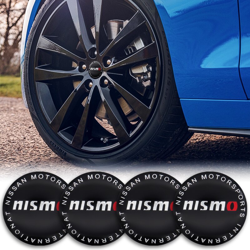 4pcs Stiker Emblem Logo Untuk Nissan Nismo March Juke Terrano Gtr Livina Skyline Serena