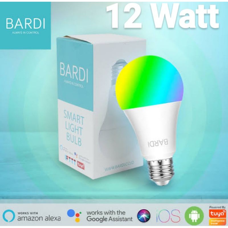 Bardi 12w Bohlam Lampu Smart Home LED Light Bulb Wifi RGB 12 Watt