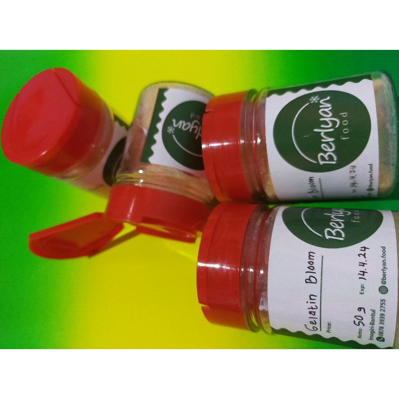 gelatin bloom pengental kulit sapi pilihan gelita australia 100 g