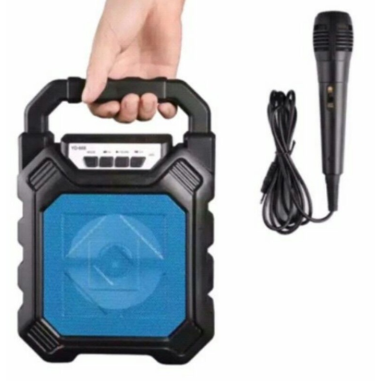 Cod Speaker Bluetooth Besar Karaoke/Speaker Bass Free mic/Salon Aktif murah