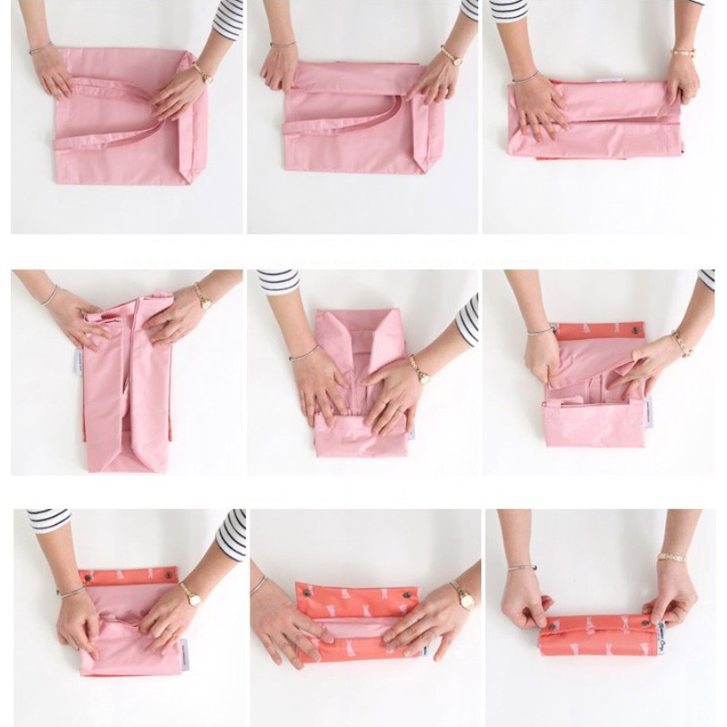 WRF24 Tas Tote Korea Multifungsi WeekEight Folding Tas Lipat Murah Impor Brand New TKM