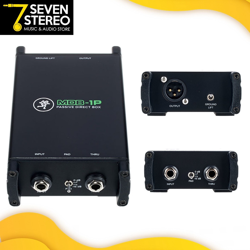 Mackie MDB-1P MDB1P Passive Direct Box - DI BOX