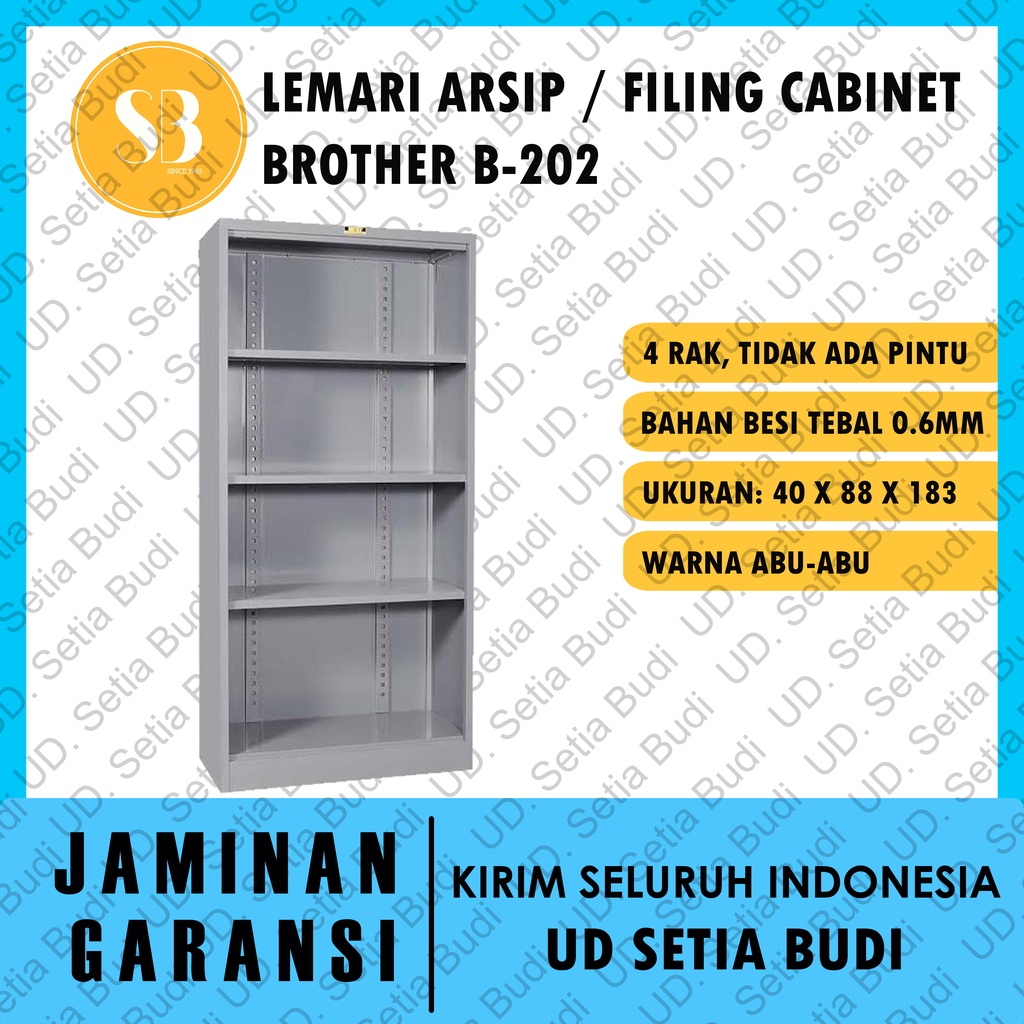 Filing Cabinet Lemari Arsip Besi Brother B-202