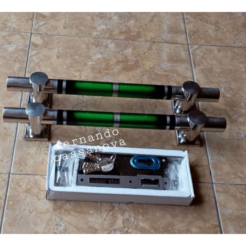 Handle pintu gagang pintu rumah minimalis 45cm 60cm set pintu rumah tarikan pintu rumah stainless