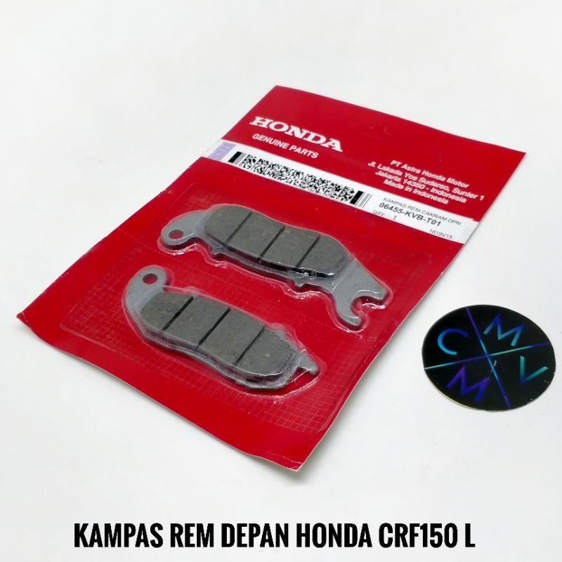 KAMPAS REM DEPAN CRF 150 / disc pad discpad brake pad shoe dispad depan crf 150 vario 110