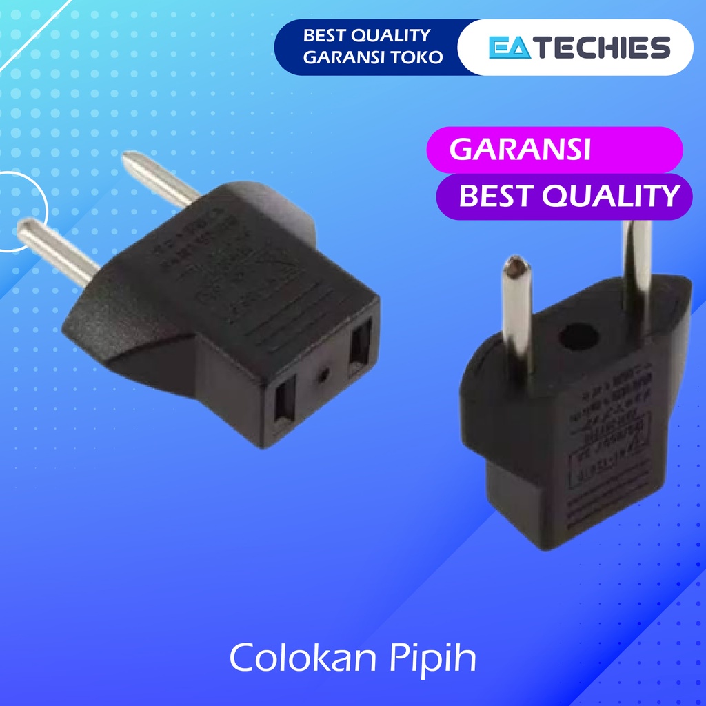 Over Steker Adaptor Colokan Pipih Gepeng Sambungan Ke Bulat Oversteker