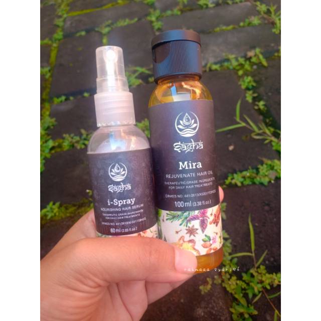Minyak Rambut Sagha + Serum Sagha
