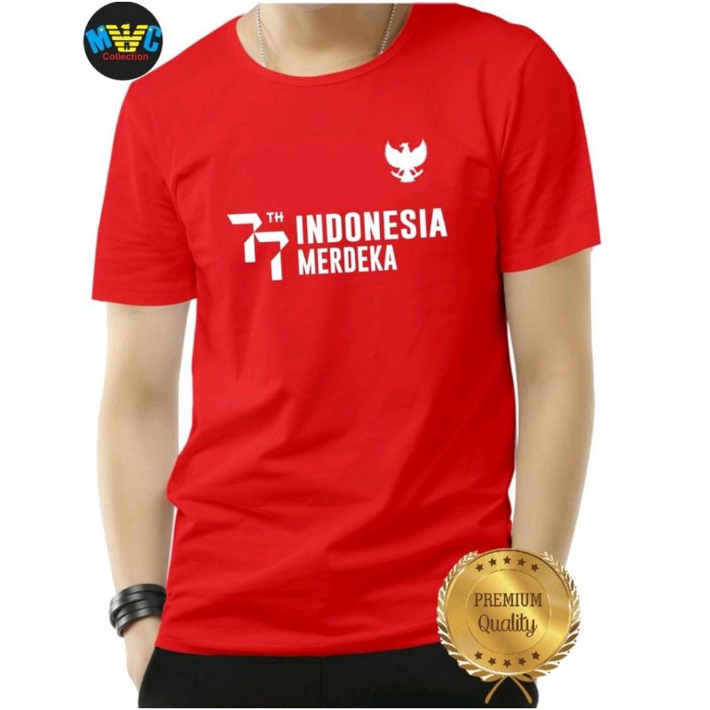 KAOS AGUSTUSAN 77TH INDONESIA MERDEKA