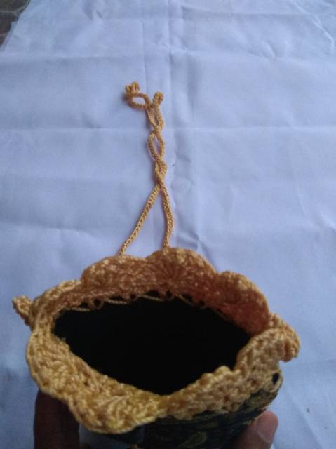 TERMURAH! PROMO Tas Mini Rajut Batik Tempat HP Android/ Tas Selempang Model Baru Khas Jogja