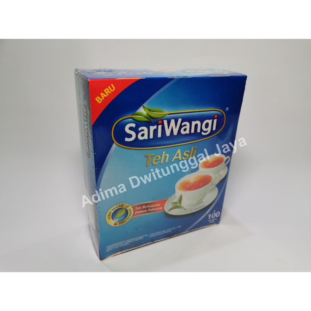 Teh Sariwangi 100 x 1.85 gr / Teh Sariwangi / Teh Celup