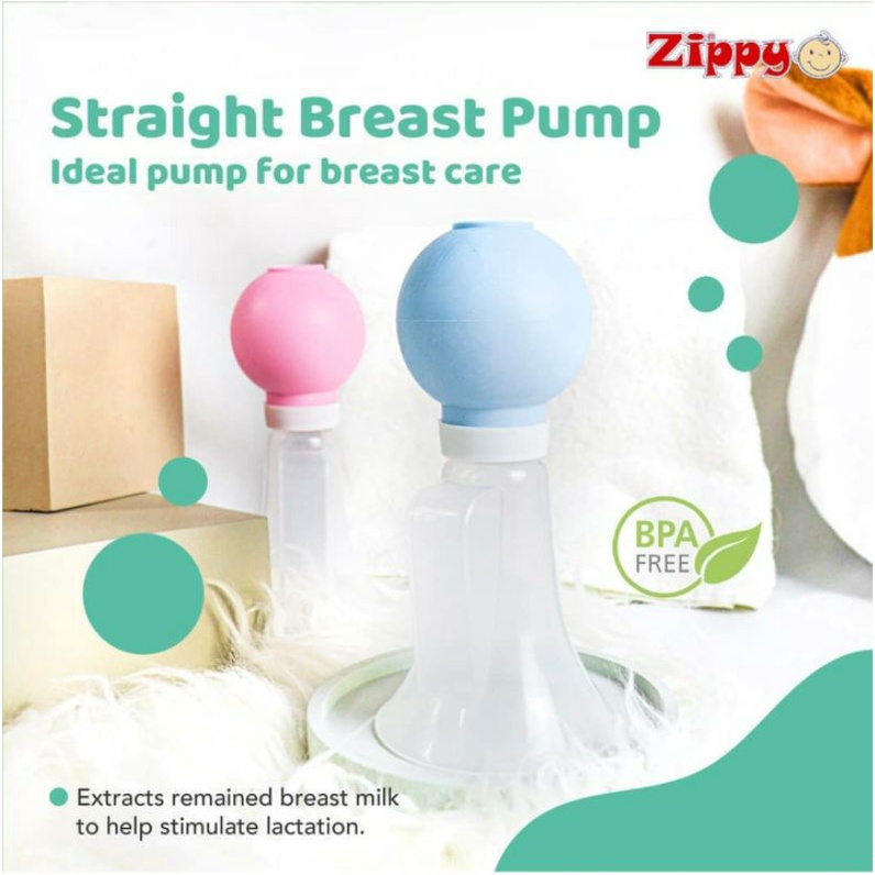 Sakumini | Dodo | Zippy Pompa Asi Manual Breast Pump Pumping Asi bayi Pompa Susu Asi Bayi Silicone Ball Type