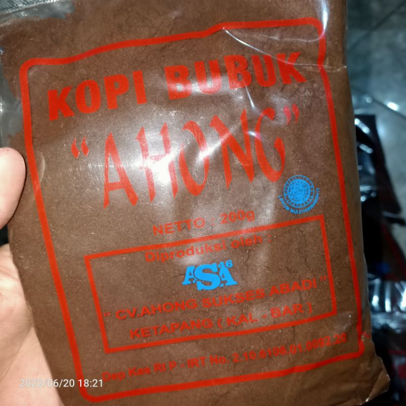 Kopi AHONG ASLI 100%