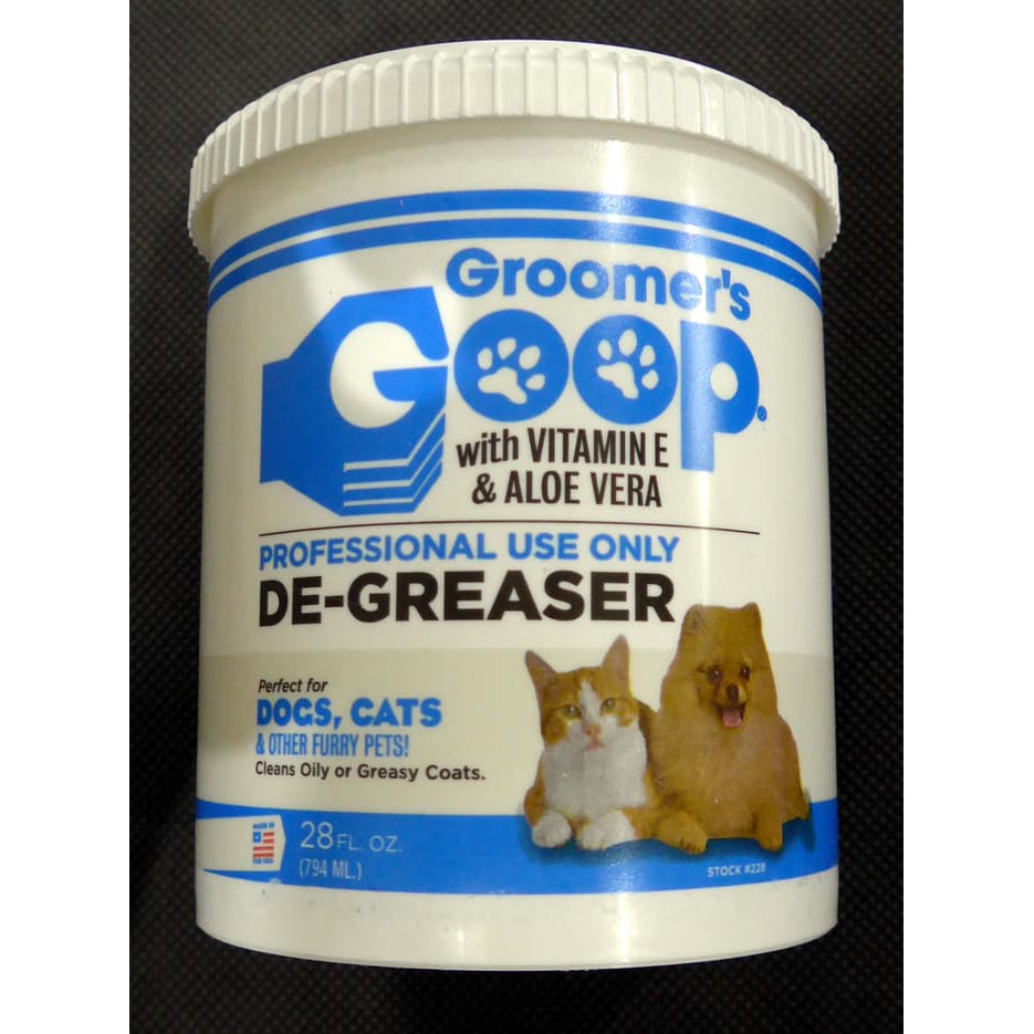 PET2214 Groomer's Goop Cleans Oily Coats 794ml CGG28