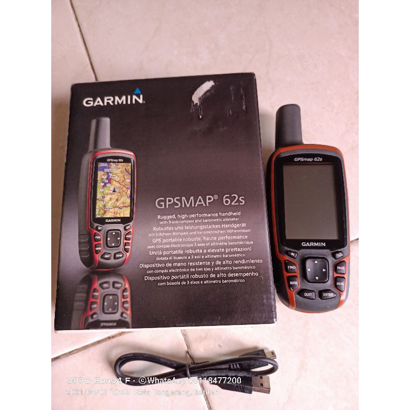 Gps Garmin 62s Bekas Komplit
