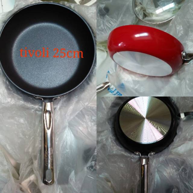 (bukan maxim) teflon induksi frying pan anti lengket tivoli 25cm / teplon tivoli / penggorengan