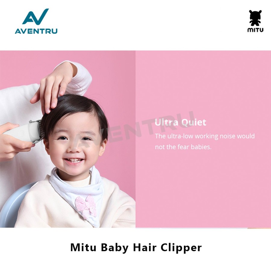 Mitu Baby Hair Clipper Alat Cukur Anak Bayi Portable Waterproof